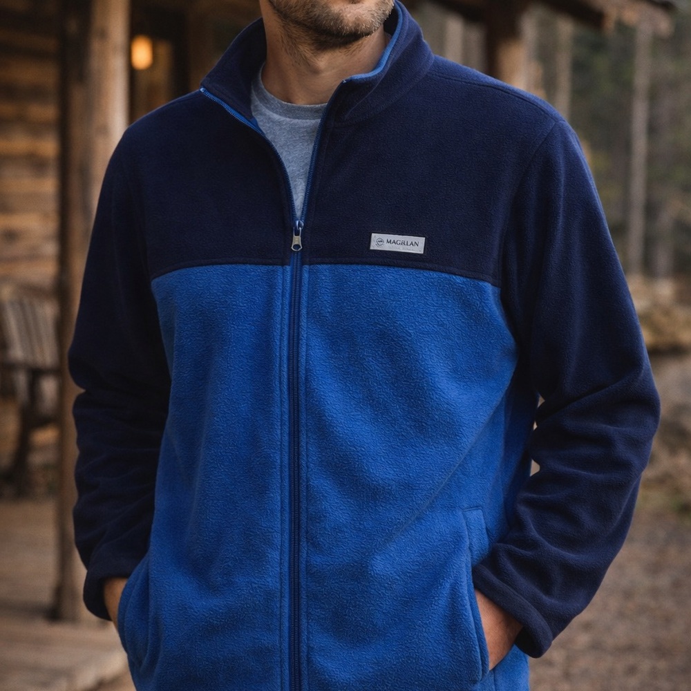 Magellan Outdoor Fleece Jacket Men’s Size Large